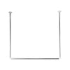 Bastone Per Tenda Doccia 3 Lati In Acciaio Inox- Acciaio Inox 80X80X80 Cm- Spire- Pezzi 1