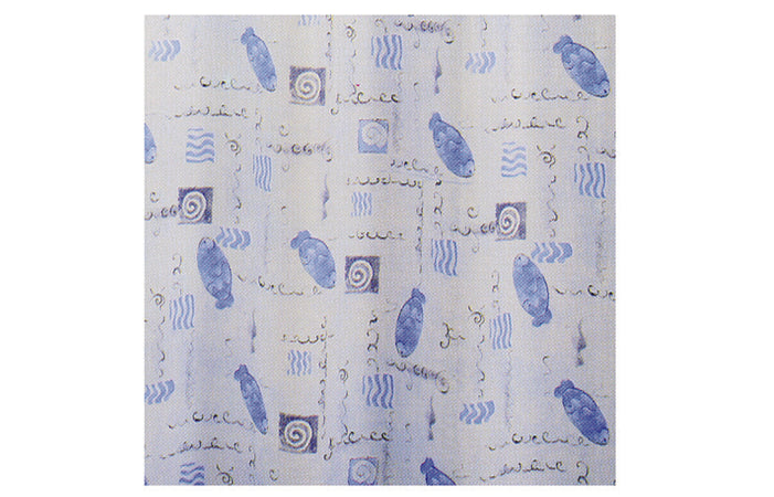 Tenda Per Doccia 2 Lati Cm. 180 X 200 Mod. Acquarello- Dh- Pezzi 1