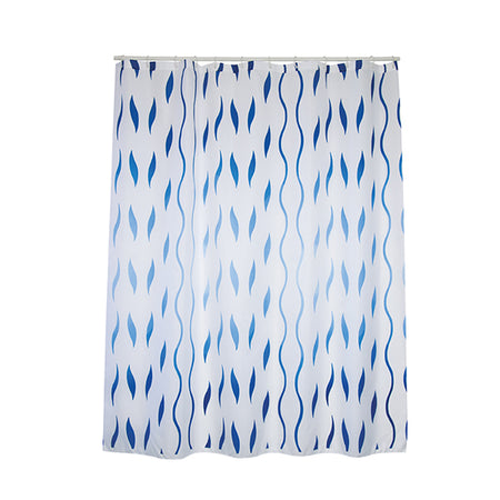 Tenda Per Doccia In Tessuto Poliestere Seventies- Cm 180X200- Spire- Pezzi 1