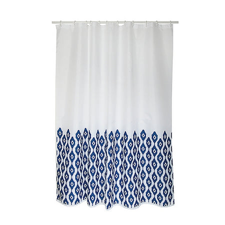 Tenda Per Doccia In Tessuto Poliestere Ikat- Cm 180X200- Spire- Pezzi 1