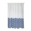 Tenda Per Doccia In Tessuto Poliestere Ikat- Cm 180X200- Spire- Pezzi 1