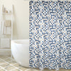 Tenda Per Doccia In Tessuto Poliestere Mosaiko- Cm 180X200- Spire- Pezzi 1