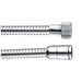 Flex In Ottone Doppia Aggraffatura Cono Per Stop Sicurezza- Cm 125 - Cromo- Bossi- Pezzi 1