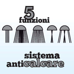 Doccetta 5 Getti Subra- Cromo Diam. 90 Mm- Dh- Pezzi 1