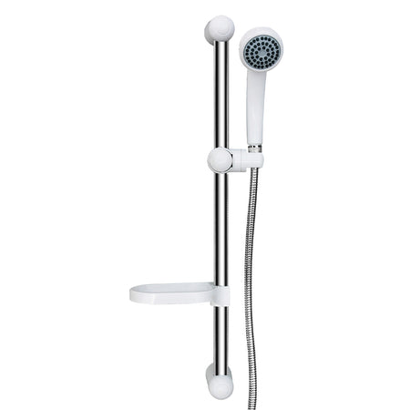Saliscendi Completo Enna- Bianco-Cromo- Dh- Pezzi 1
