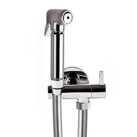 Set Con Idroscopino + Flessibile + Supporto Ottone Lux- Cromo- Dh- Pezzi 1