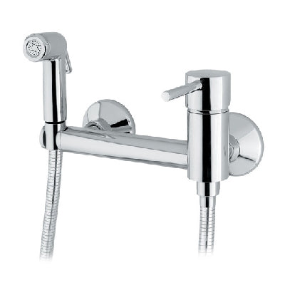 Miscelatore Monocomando A Parete Con Kit Doccetta- Cromo- Idral- Pezzi 1