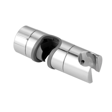 Supporto Scorrevole In Abs Cromato Per Asta 18-25Mm- Cromo- Damas- Pezzi 1