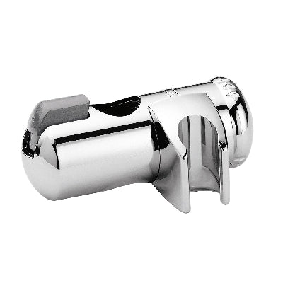 Supporto Scorrevole In Abs Cromato Per Asta D. 25 Mm- Cromo- Damas- Pezzi 1