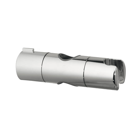 Supporto Scorrevole In Abs Cromato Per Asta D. 25 Mm- Cromo- Damas- Pezzi 1