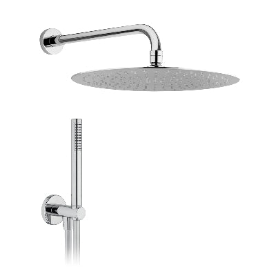 Kit Soffione Doccia Tondo- Soff. D. 250 - Braccio L. 350- Dh- Pezzi 1