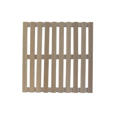 Pedana Doccia In Legno Quadrata- Cm 57 X 57- Dh- Pezzi 1
