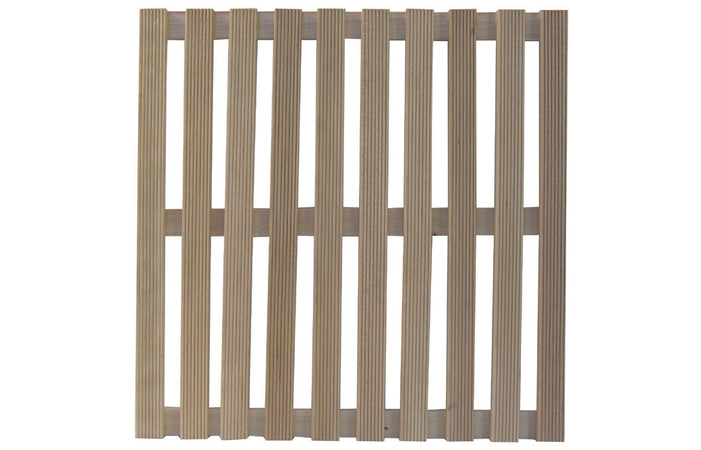 Pedana Doccia In Legno Quadrata- Cm 57 X 57- Dh- Pezzi 1