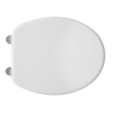 Sedile Wc In Legno Colato Modello Alex- Bianco- Dhimp- Pezzi 1