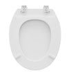Sedile Wc Universale In Legno Canyon C&M- Bianco- Bemis- Pezzi 1