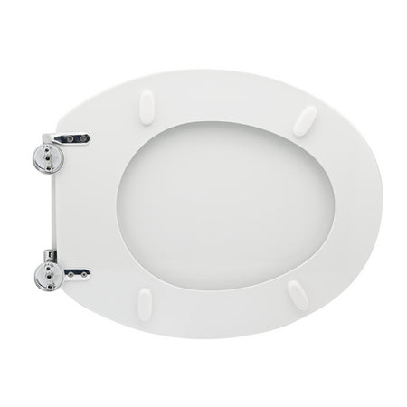 Sedile Wc Per Azzurra Vaso Giove Forma 1- Bianco - Cerniere A Passanti- Cw- Pezzi 1