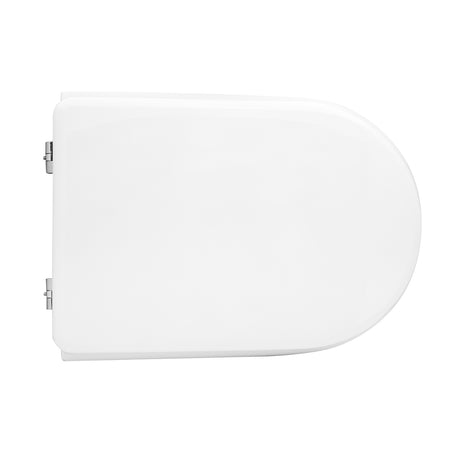 Sedile Wc Per Astra Vaso Serie 85 Forma 7- Bianco - Cerniere A Passanti- Cw- Pezzi 1