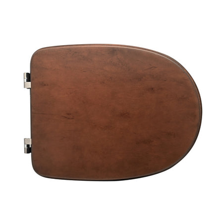 Sedile Wc Per Cesame Vaso Aretusina Forma 6- Noce Scuro - Cerniere A Passan- Cw- Pezzi 1