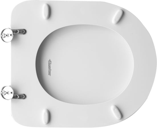 Sedile Wc Per Catalano Vaso Neve Forma 7- Bianco - Cerniere A Passanti- Cw- Pezzi 1