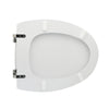 Sedile Wc Per Cesame Vaso Zortea Forma 4- Bianco - Cerniere A Passanti- Cw- Pezzi 1