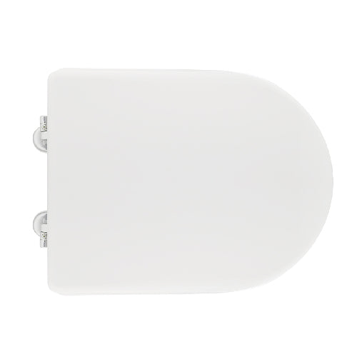 Sedile Wc Per Dolomite Vaso Asolo Forma 7- Bianco -Cerniere C Espansione- Cw- Pezzi 1