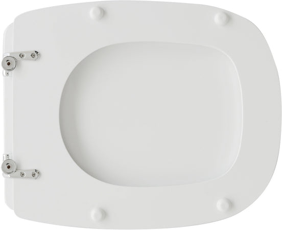Sedile Wc Per Dolomite Vaso Fleo Bianco Forma 6- Bianco- Cw- Pezzi 1