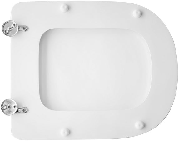 Sedile Wc Per Dolomite Vaso Gemma 2 Forma 7- Bianco- Cw- Pezzi 1