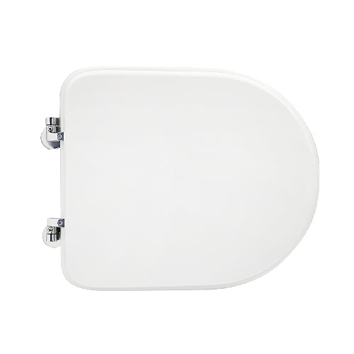 Sedile Wc Per Delta Vaso Gea Forma 6- Bianco - Cerniera A Passanti- Cw- Pezzi 1