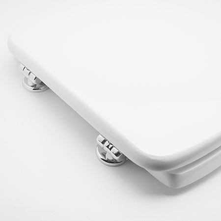 Sedile Wc Per Faleri Vaso Duetto Quadro Forma 3- Bianco- Cw- Pezzi 1