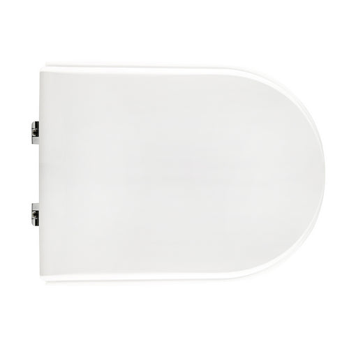 Sedile Wc Per Faleri Vaso H2O Filo Muro Forma 7- Bianco - Cerniere C Espansion- Cw- Pezzi 1