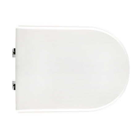 Sedile Wc Per Faleri Vaso H2O Filo Muro Forma 7- Bianco - Cerniere C Espansion- Cw- Pezzi 1
