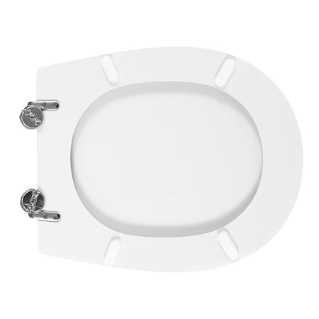 Sedile Wc Per Galvit Vaso Agora Forma 6- Bianco - Cerniere A Passanti- Cw- Pezzi 1