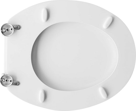 Sedile Wc Per Globo Vaso Arianna Bianco Forma 1- Bianco- Cw- Pezzi 1