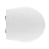 Sedile Wc Per Globo Vaso Arianna 2 Forma 2- Bianco - Cerniere A Passanti- Cw- Pezzi 1