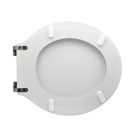 Sedile Wc Per Globo Vaso Bowl 50 Forma 2- Bianco - Cerniere C Espansione- Cw- Pezzi 1