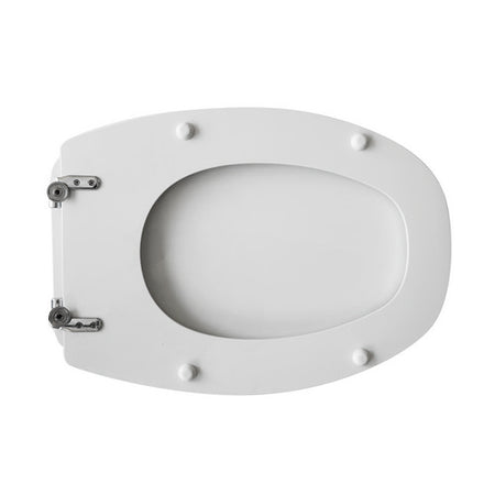 Sedile Wc Per Hatria-Spea Vaso Gran Sasso Forma 6- Bianco - Cerniere A Passanti- Cw- Pezzi 1