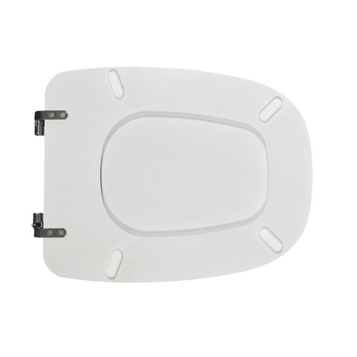 Sedile Wc Per Hatria Spea Vaso Lisa Forma 3- Bianco - Cerniere A Passanti- Cw- Pezzi 1