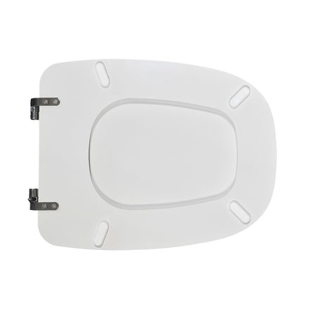 Sedile Wc Per Hatria Spea Vaso Lisa Forma 3- Bianco - Cerniere A Passanti- Cw- Pezzi 1