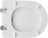 Sedile Wc Per Hidra Vaso Pluvia Forma 7- Bianco - Cerniere C Espansion- Cw- Pezzi 1