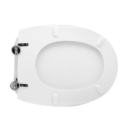 Sedile Wc Per Kerasan Vaso Elka Forma 6- Bianco - Cerniere A Passanti- Cw- Pezzi 1