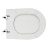 Sedile Wc Per Kerasan Vaso Flo Forma 7- Bianco - Cerniere C Espansion- Cw- Pezzi 1