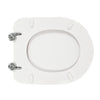 Sedile Wc Per Kerasan Vaso Flo 48 Forma 6- Bianco - Cerniere C Espansion- Cw- Pezzi 1