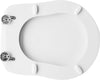 Sedile Wc Per Kerasan Vaso Retro' Bianco Forma 10- Bianco- Cw- Pezzi 1
