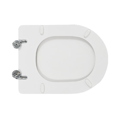 Sedile Wc Per Laufen Duravit Vaso Jika Forma 7- Bianco -Cerniere C Espansione- Cw- Pezzi 1
