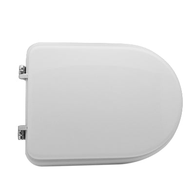 Sedile Wc Per Nero Ceramica Vaso Classic Forma 7- Bianco Cerniere A Passanti- Cw- Pezzi 1