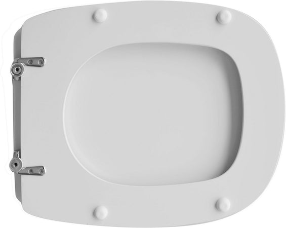 Sedile Wc Per Pozzi Ginori Vaso Fantasia 2 Forma 8- Bianco- Cw- Pezzi 1