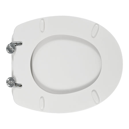 Sedile Wc Per Pozzi Ginori Vaso Selnova Duo Forma 1- Bianco - Cerniere A Passanti- Cw- Pezzi 1