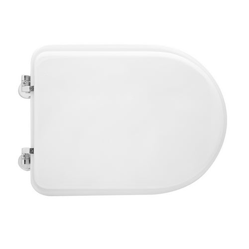 Sedile Wc Per Scic Vaso Donna Forma 7- Bianco - Cerniere A Passanti- Cw- Pezzi 1