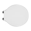 Sedile Wc Senesi Per Vaso Lutezia Forma 2- Bianco - Cerniere A Passanti- Cw- Pezzi 1