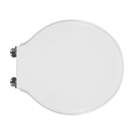 Sedile Wc Senesi Per Vaso Lutezia Forma 2- Bianco - Cerniere A Passanti- Cw- Pezzi 1
